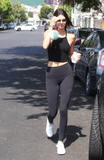 KENDALL JENNER in Tights Out and About in Los Angeles 07/15/2015