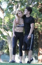 BELLA THORNE at a Park in Los Angeles 07/15/2015