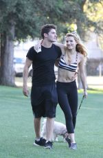 BELLA THORNE at a Park in Los Angeles 07/15/2015