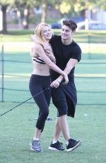BELLA THORNE at a Park in Los Angeles 07/15/2015
