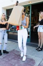 KENDALL JENNER in Tights Out in Beverly Hills 07/17/2015
