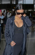 KIM KARDASHIAN at LAX Airport in Los Angeles 07/19/2015