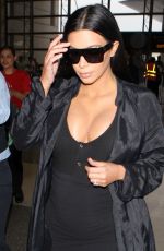 KIM KARDASHIAN at LAX Airport in Los Angeles 07/19/2015