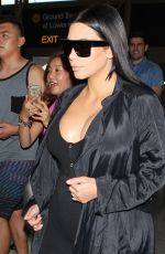 KIM KARDASHIAN at LAX Airport in Los Angeles 07/19/2015