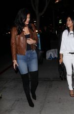 KENDAL and KYLIE JENNER and KOURTNEY KARDASHIAN Out for Dinner at Maestro\