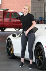 IGGY AZALEA in Tights Out and About in Beverly Hills 07/07/2015