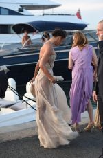 IRINA SHAYK at Leonardo Dicaprio Charity Gala in St. Tropez