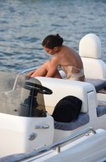 IRINA SHAYK at Leonardo Dicaprio Charity Gala in St. Tropez