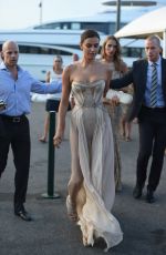 IRINA SHAYK at Leonardo Dicaprio Charity Gala in St. Tropez