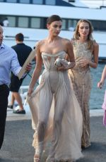 IRINA SHAYK at Leonardo Dicaprio Charity Gala in St. Tropez