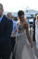 IRINA SHAYK at Leonardo Dicaprio Charity Gala in St. Tropez