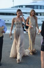 IRINA SHAYK at Leonardo Dicaprio Charity Gala in St. Tropez