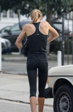 ISABELLE CORNISH in Leggings Out and About in Hollywood 07/31/2015