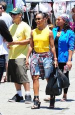 JADA PINKETT SMITH at a Flea Market in Hollywood 07/12/2015