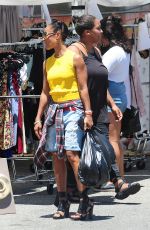 JADA PINKETT SMITH at a Flea Market in Hollywood 07/12/2015