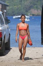 JADA PINKETT SMITH in Bikini at a Beach in Hawaii 07/29/2015