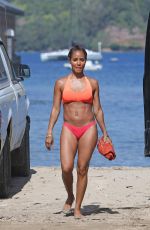 JADA PINKETT SMITH in Bikini at a Beach in Hawaii 07/29/2015