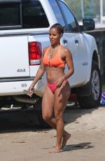 JADA PINKETT SMITH in Bikini at a Beach in Hawaii 07/29/2015