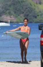 JADA PINKETT SMITH in Bikini at a Beach in Hawaii 07/29/2015