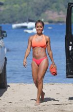 JADA PINKETT SMITH in Bikini at a Beach in Hawaii 07/29/2015