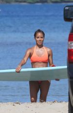 JADA PINKETT SMITH in Bikini at a Beach in Hawaii 07/29/2015