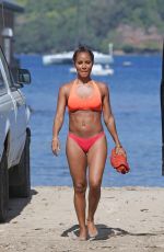JADA PINKETT SMITH in Bikini at a Beach in Hawaii 07/29/2015