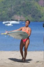 JADA PINKETT SMITH in Bikini at a Beach in Hawaii 07/29/2015
