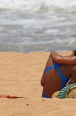 JADA PINKETT SMITH in Bikini on the Beach in Hawaii 07/24/2015