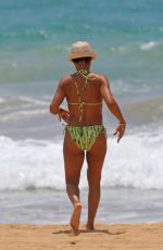 JADA PINKETT SMITH in Bikini on the Beach in Hawaii 07/24/2015