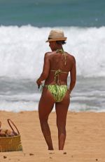 JADA PINKETT SMITH in Bikini on the Beach in Hawaii 07/24/2015