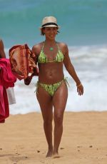 JADA PINKETT SMITH in Bikini on the Beach in Hawaii 07/24/2015