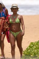 JADA PINKETT SMITH in Bikini on the Beach in Hawaii 07/24/2015