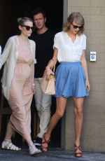 JAIME KING and TAYLLOR SWIFT Leaves Sugarfish in Beverly Hills 07/28/205