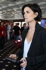 JAIMIE ALEXANDER at Nintendo Lounge on TV Guide Yacht at Comic-con in San Diego