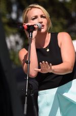 JAMIE LYNN SPEARS Performs at Country Thunder USA in Twin Lakes 07/25/2015