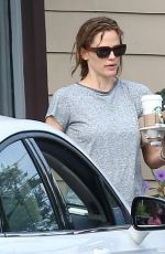 JENNIFER GARNER at a Starbucks in Los Angeles 07/26/2015