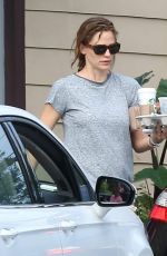 JENNIFER GARNER at a Starbucks in Los Angeles 07/26/2015