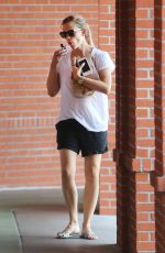 JENNIFER GARNER Enjoys a Lollipop Out and About in Atlanta 07/11/2015