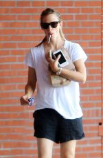 JENNIFER GARNER Enjoys a Lollipop Out and About in Atlanta 07/11/2015