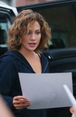 JENNIFER LOPEZ at Shades of Blue Set in New York 07/23/2015