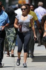 JENNIFER LOPEZ in Leggings Hrading to a Gym in New York 07/14/2015