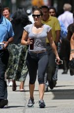 JENNIFER LOPEZ in Leggings Hrading to a Gym in New York 07/14/2015