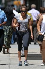 JENNIFER LOPEZ in Leggings Hrading to a Gym in New York 07/14/2015