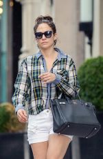 JENNIFER LOPEZ in Shorts Out and About in New York 07/21/2015
