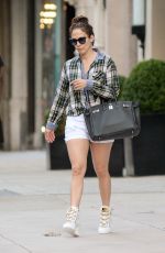 JENNIFER LOPEZ in Shorts Out and About in New York 07/21/2015