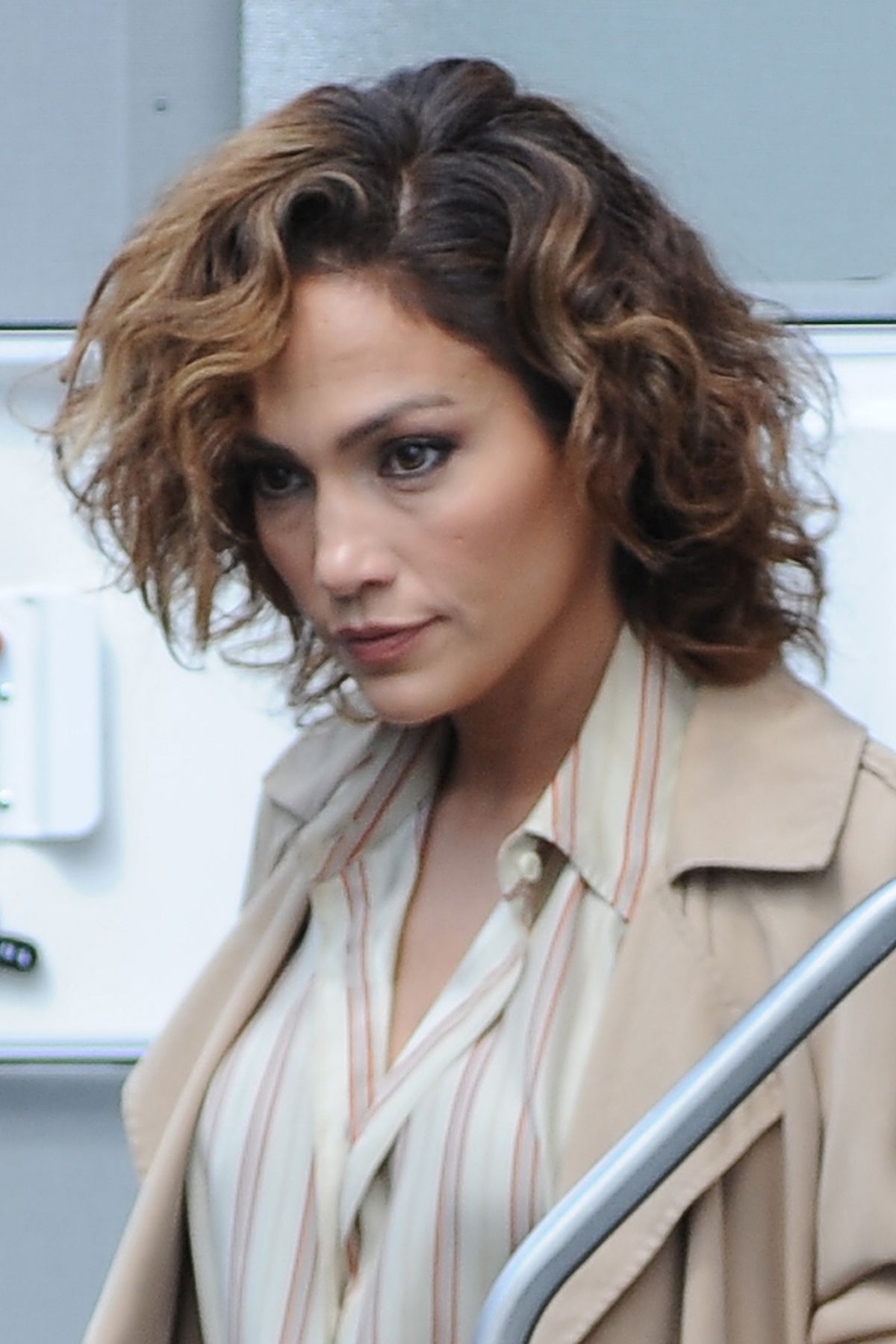 JENNIFER LOPEZ on the Set of Shades of Blue in New York 07/23/2015 ...