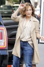 JENNIFER LOPEZ on the Set of Shades of Blue in New York 07/23/2015