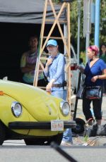 JENNIFER MORRISON on the Set of Once Upon A Time 07/22/2015