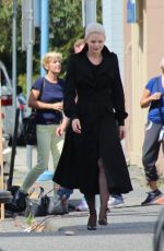 JENNIFER MORRISON on the Set of Once Upon A Time 07/22/2015