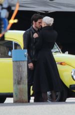 JENNIFER MORRISON on the Set of Once Upon A Time 07/22/2015